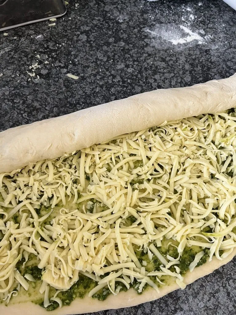 Cheese and Pesto Twist Bread, step 11